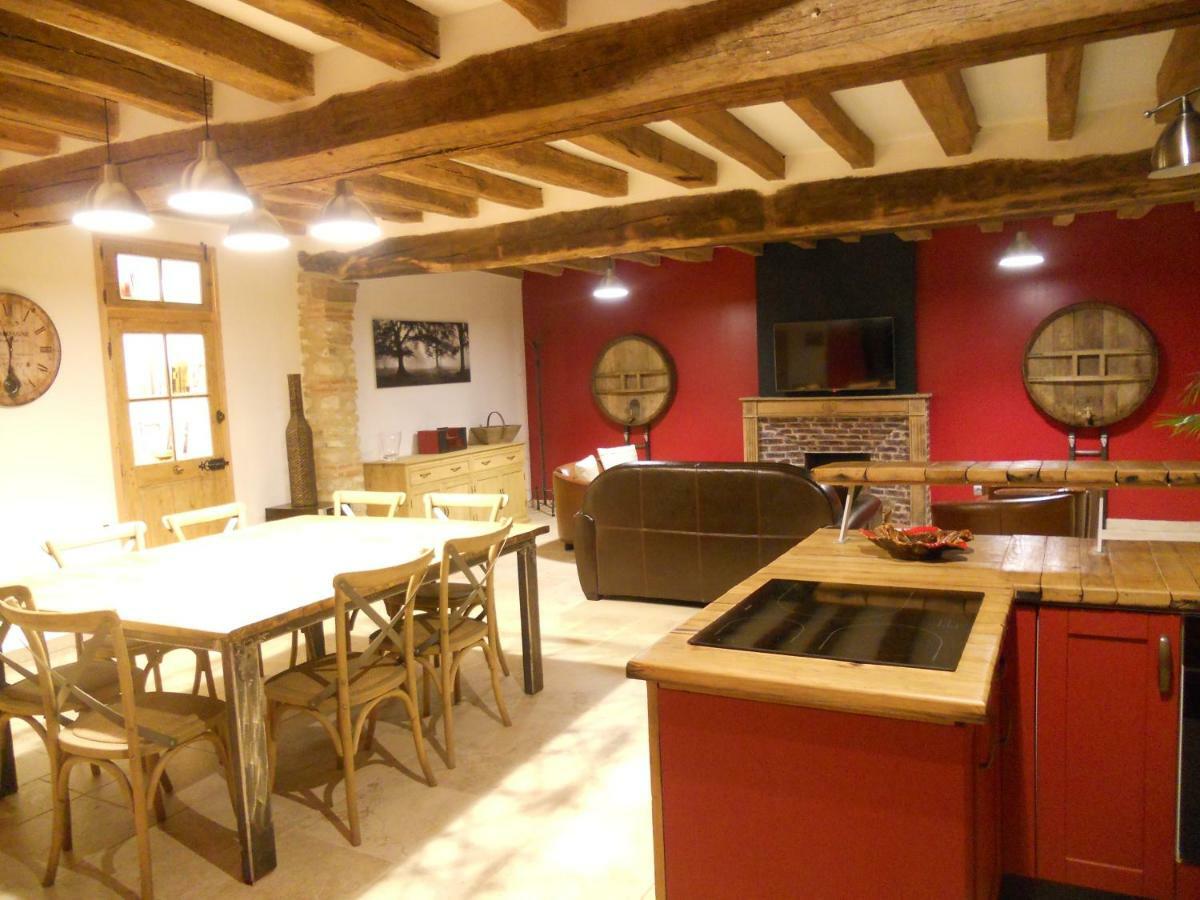 Gite La Nuit Etoilee Chez Champagne Mathelin Mareuil-le-Port Exterior photo